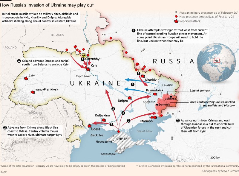 🇺🇦 Visualization coverages of the Russian invasion of Ukraine in 2022Bloomberg - A Visual Guide to the Russian Invasion of UkraineThe Guardian - Russia’s war on Ukraine explained