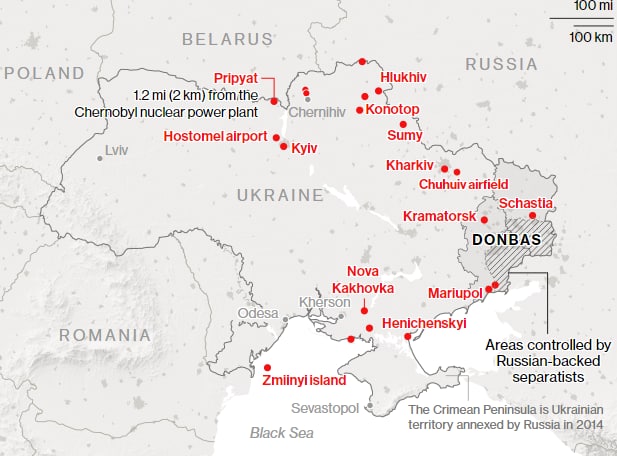 🇺🇦 Visualization coverages of the Russian invasion of Ukraine in 2022Bloomberg - A Visual Guide to the Russian Invasion of UkraineThe Guardian - Russia’s war on Ukraine explained